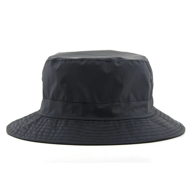 
China Factory Wholesale Cheap Nylon Fabric Waterproof Panama Cap Fashion Blank Bucket Hats 