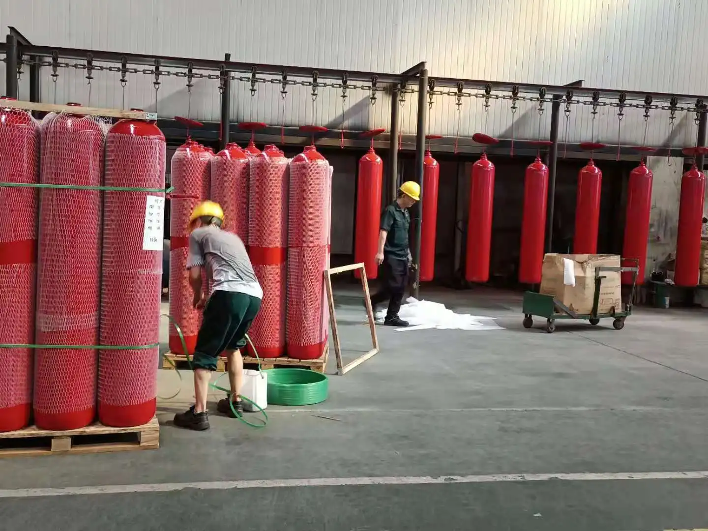 ISO0909-1 high quality steel fire fighting cylinders for extinguisher
