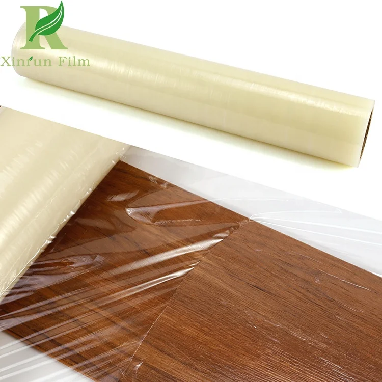 Easy Peel No Residue PE Surface Hard Floor Protective Film