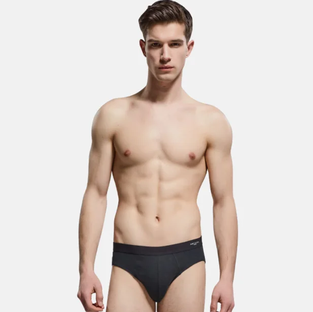 Custom Breathable Your Own Brand Mens Sexy Tanga Brief Breathable Underwear Cotton for Men