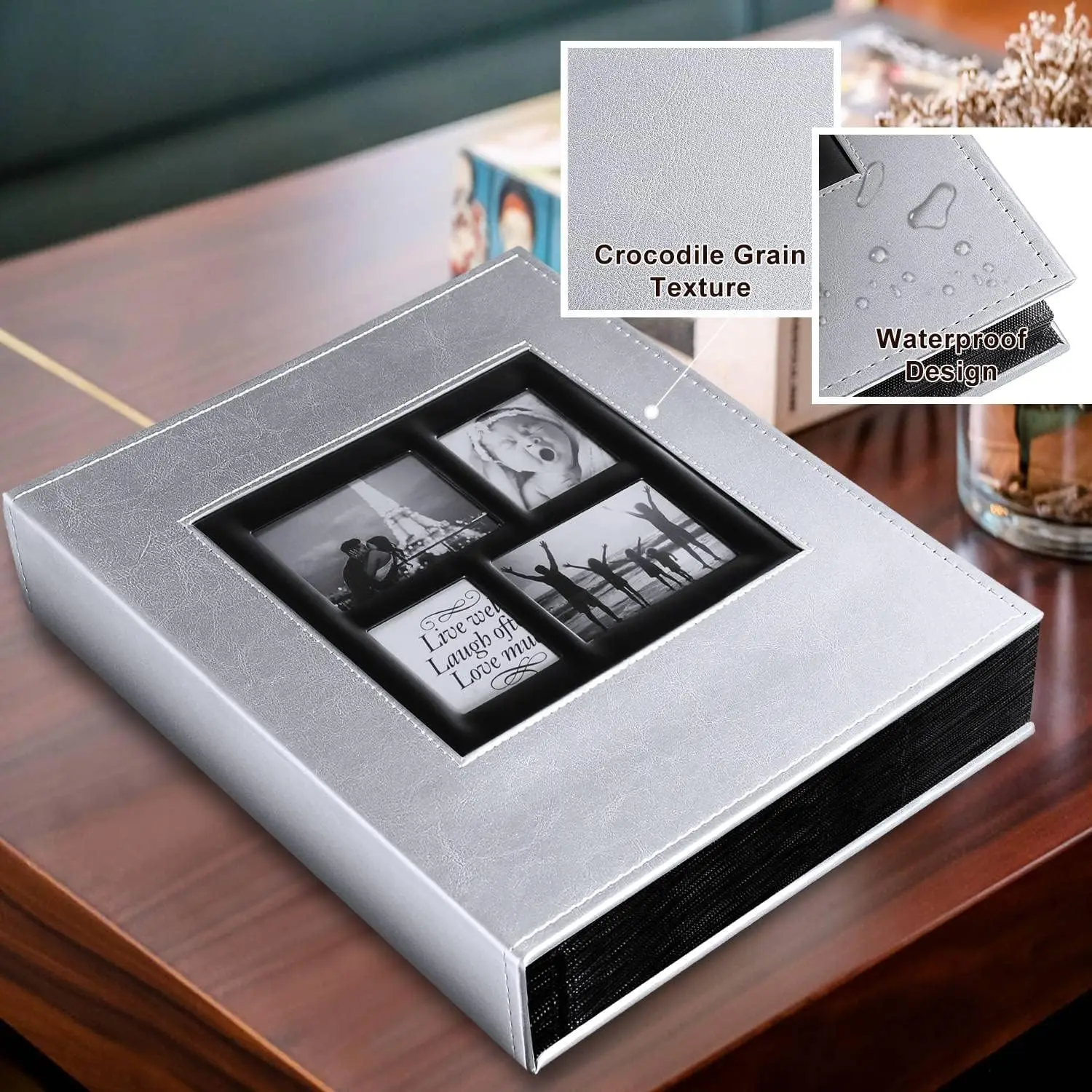 YIWU QIYE Wedding album bound folder memory album 4x6 inch baby album 500 pages