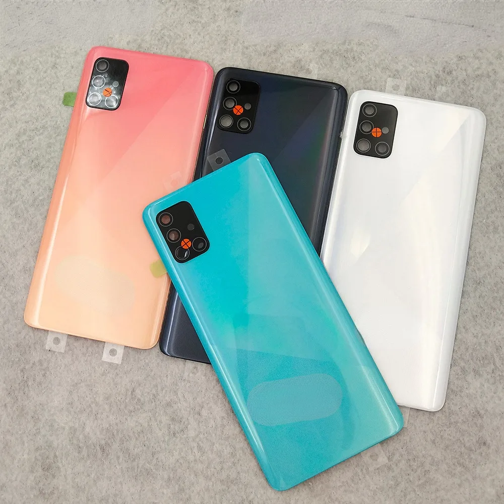 Сменная задняя крышка батарейного отсека для Samsung Galaxy A51, совместимая с Samsung Galaxy A51, A515, задняя крышка батарейного отсека