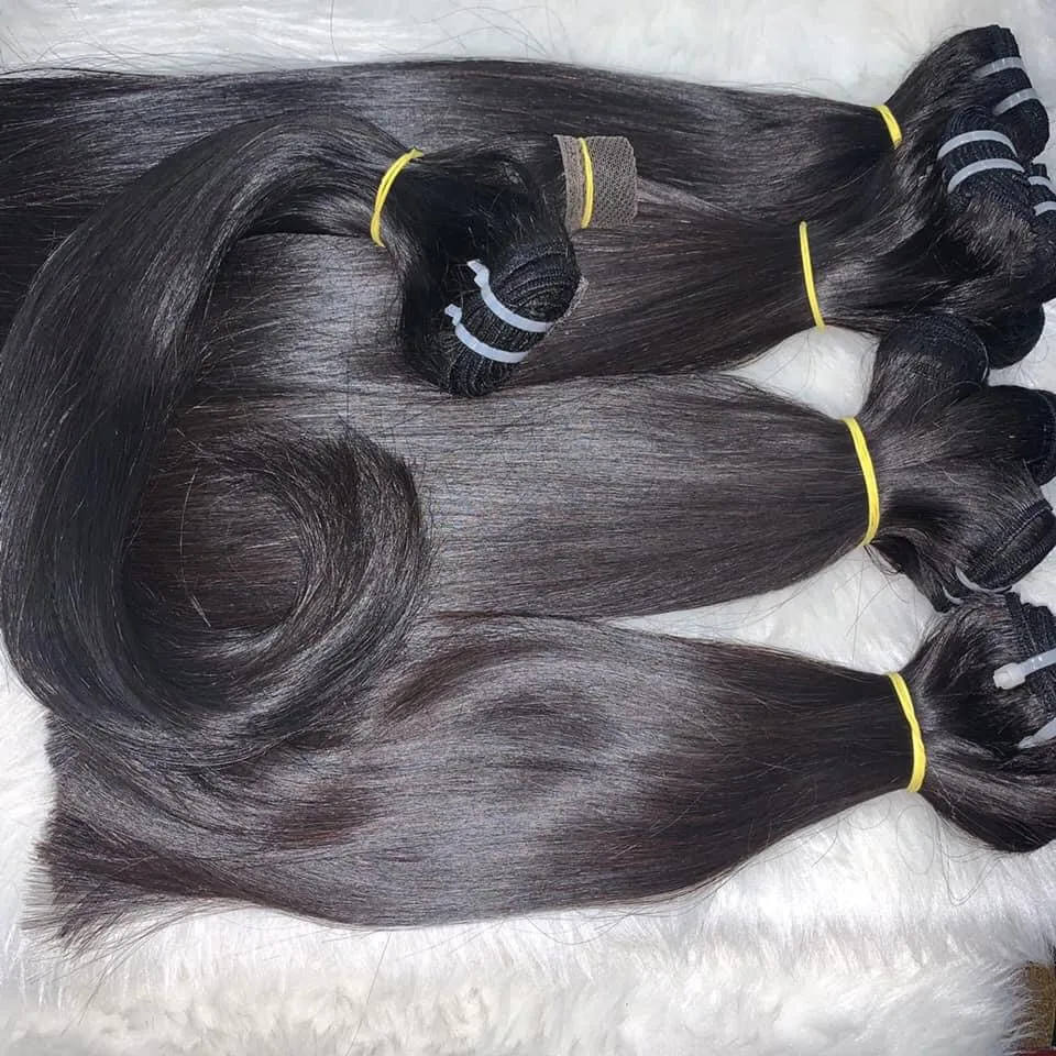 Best Price Virgin Hair Weaving Wholesale 100% Unprocessed Human Hair Extension Bundles From Vietnam - genius weft
