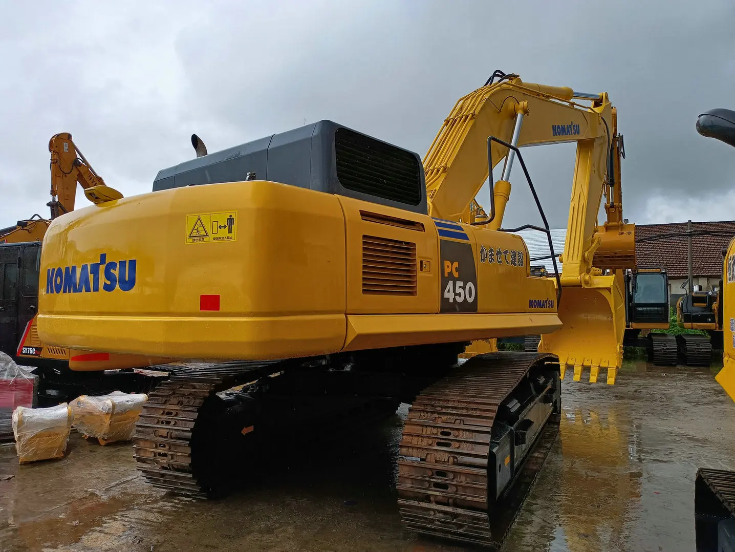 Large mining machinery Komatsu PC450 used excavators PC450-8 excavators digger 45 tons PC450-7 crawler excavator sold well