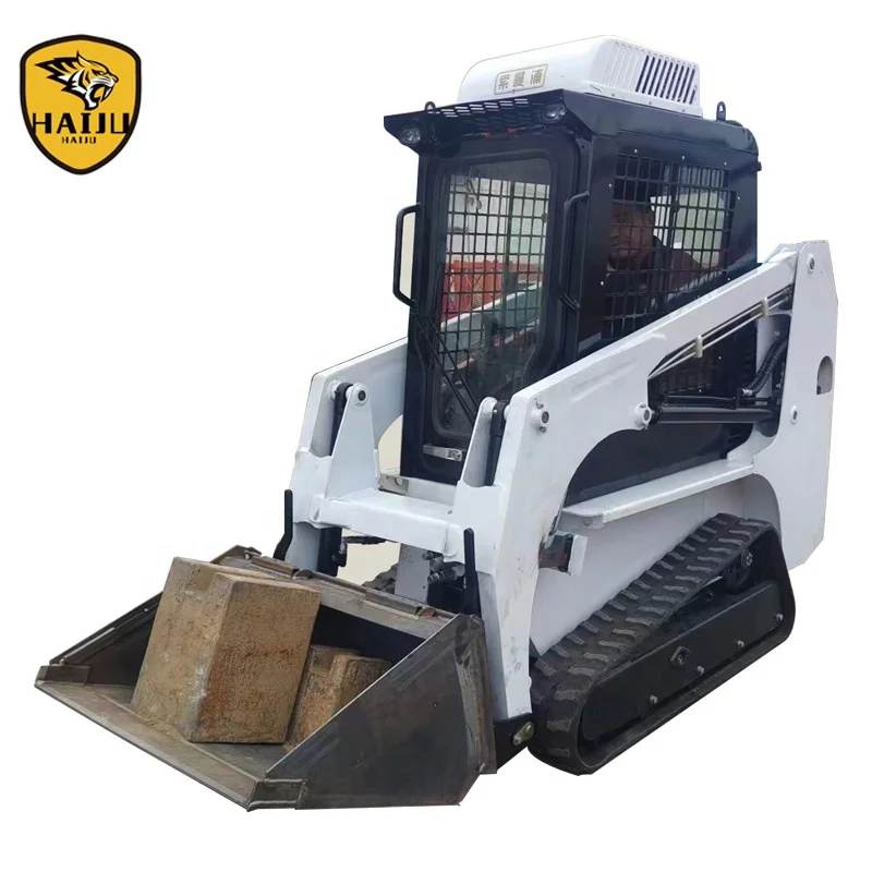 Small 25HP 4WD Farm Kubota Perkins Garden Skid Steer Loader with 3 Cylinder Kubota Perkins Crawler Skid Steer