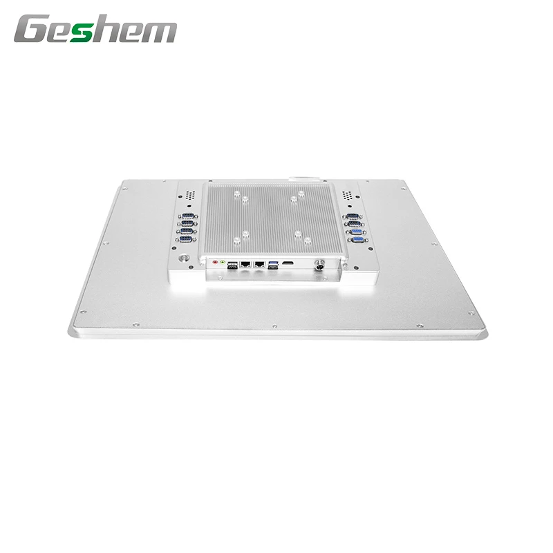 
21.5 inch front IP65 capacitive industrial touch screen panel pc tablet with 2 Lan WiFi support windows 7 8 10 and linux OS 