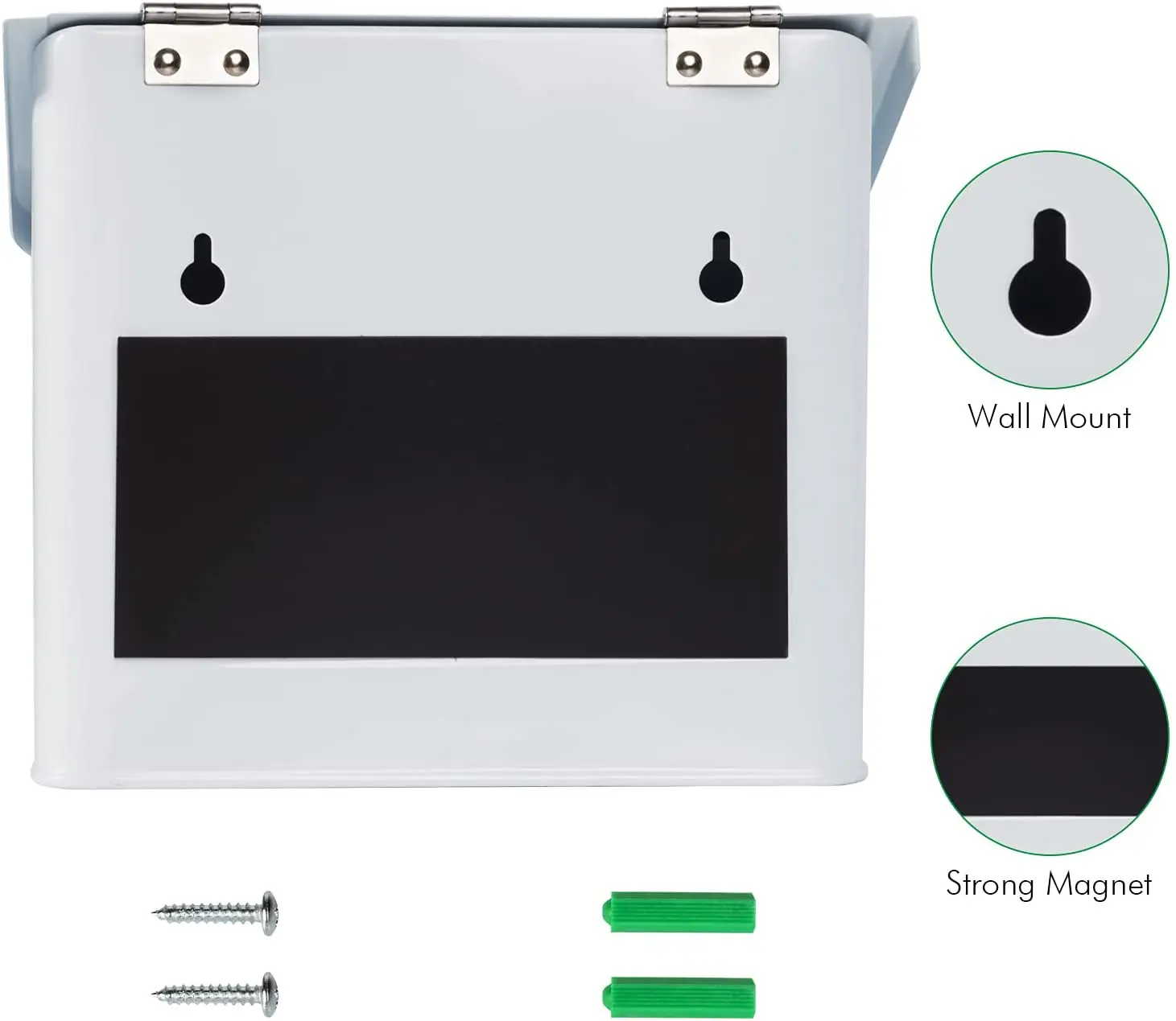 Farmhouse laundry room wall mount metal household magnetic lint holder lint bin lost socks holder