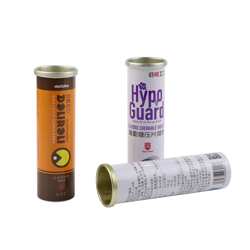 Aluminum effervescent tablets tube packing with desiccant stopper,effervescent tablet bottle