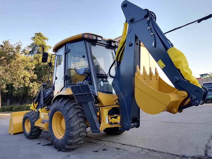 High Cost Performance 2.5 Tons 1cbm 110Hp Backhoe Loader XC870K Excavator Wheel With Bucket and Digger