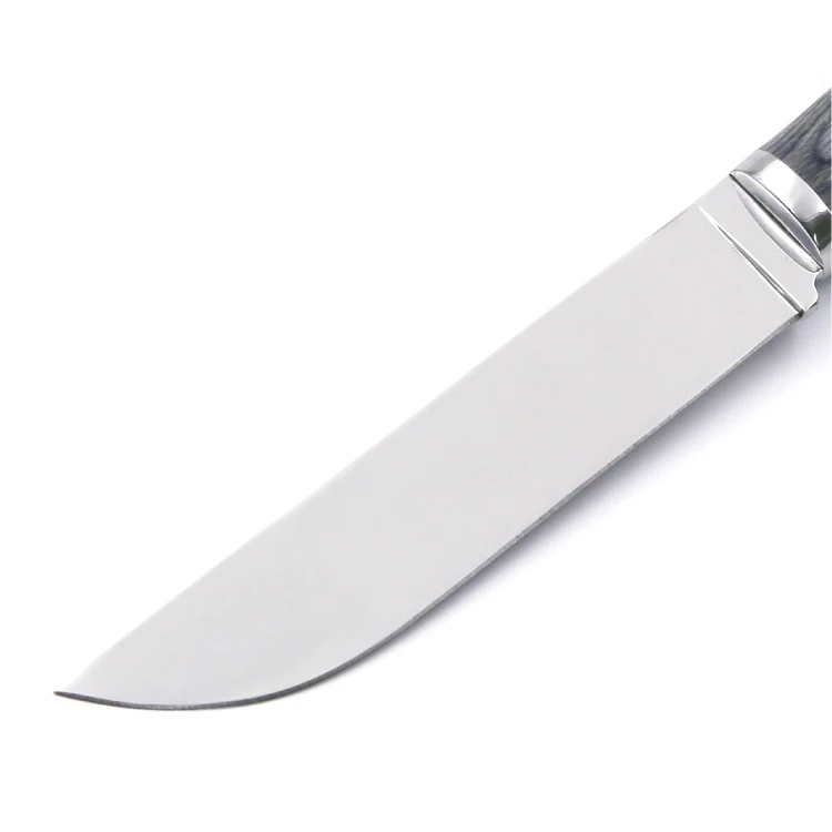 New Arrival 5.2 Inch Durable Sharpened Blade Steak Knife with Pakka Wood Handle