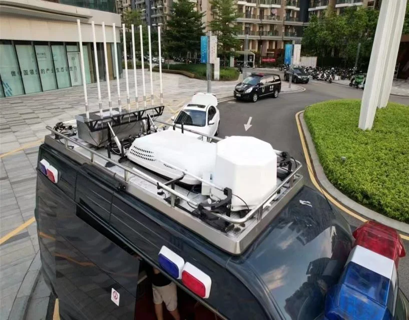 Anti-drone Jammer On-board Drone Detector And Jammer Car Anti Drone Jammer With Omnidirectional Jamming Mode