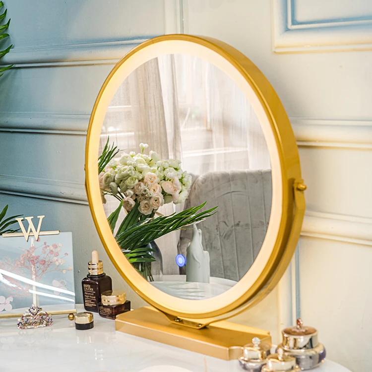 Makeup Working Table Dressing Wooden Vanity Table Led Makeup Mirrors Bathroom Hair Styles Lighted Mirror with Drawers