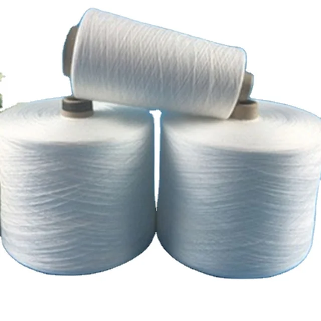 
20 cotton double yarn combed bleached hoodies plain terry cloth yarn 