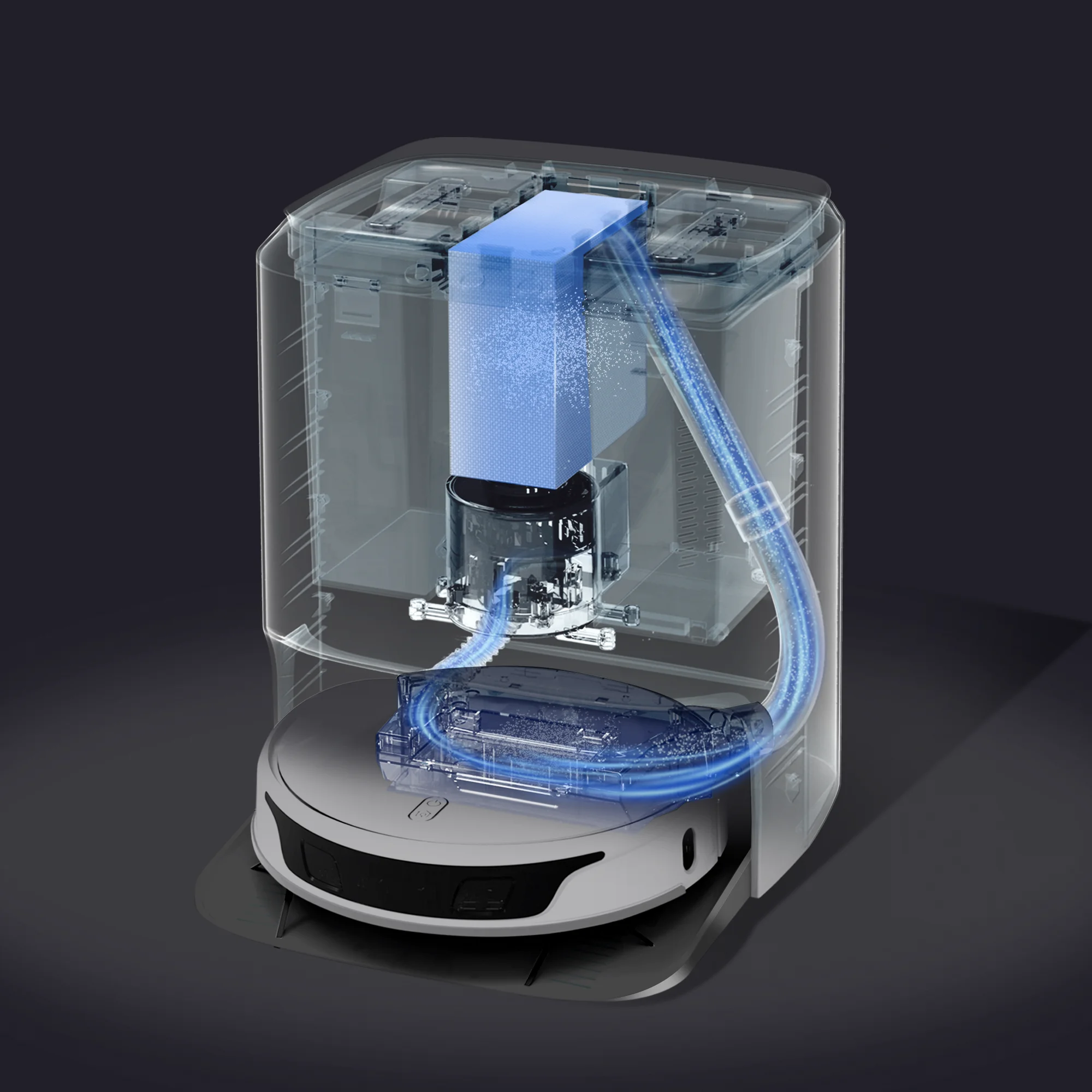 Laresar Robot Vacuum and Mop with Auto Dirt Disposal Max 3500pa Suction,App Control,Editable Map Lidar Navigation Wholesale