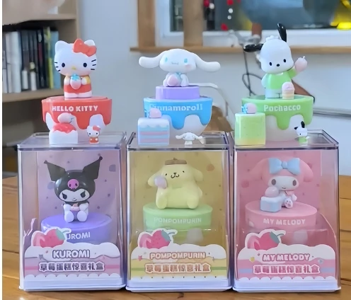 K461 Kawaii Аниме фигурки в виде шкатулки куклы шкатулка игрушки для домашнего стола украшения подарки фанатов