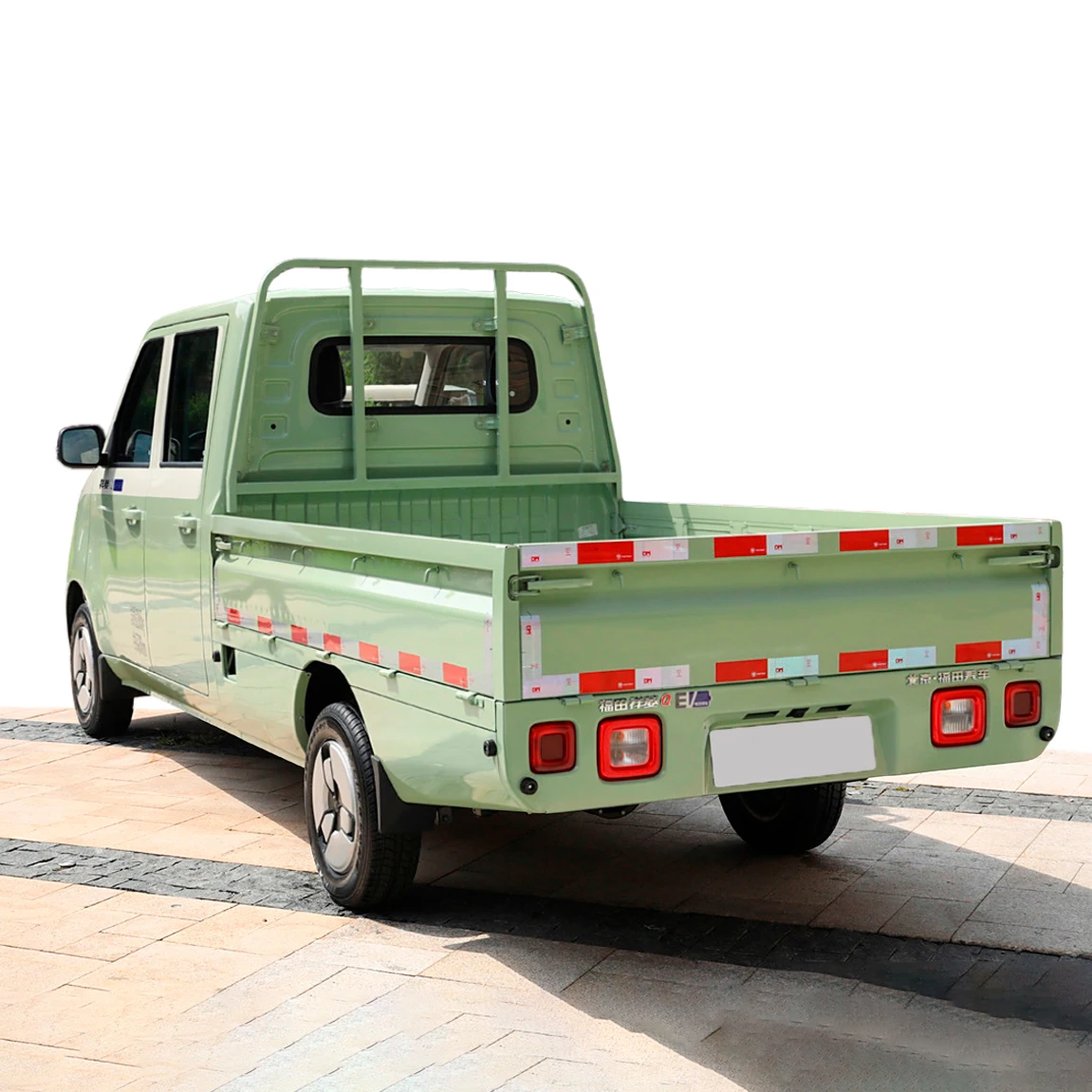 2023 2024 Foton lingxiang electric mini trucks chinese ev delivery truck 4x2 pure electric pick up foton truck electric vehicle