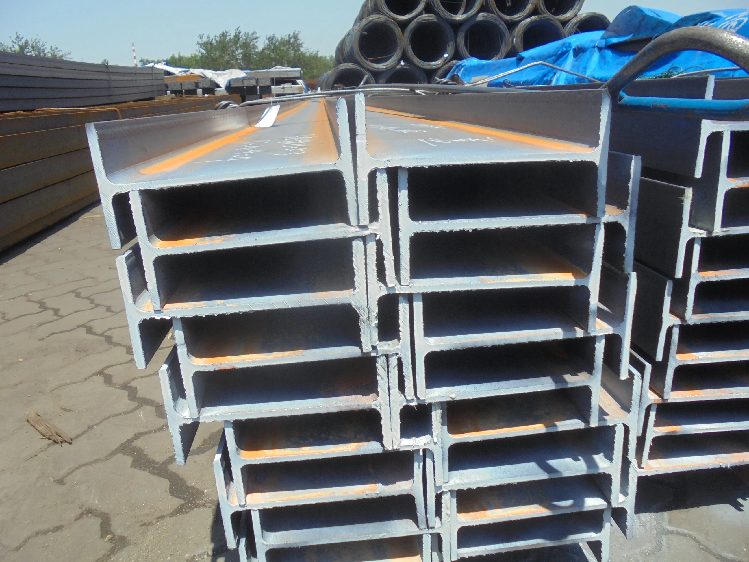 cnc profile hole punching high quality h-beam Cheap iron i beam structural steel h beams
