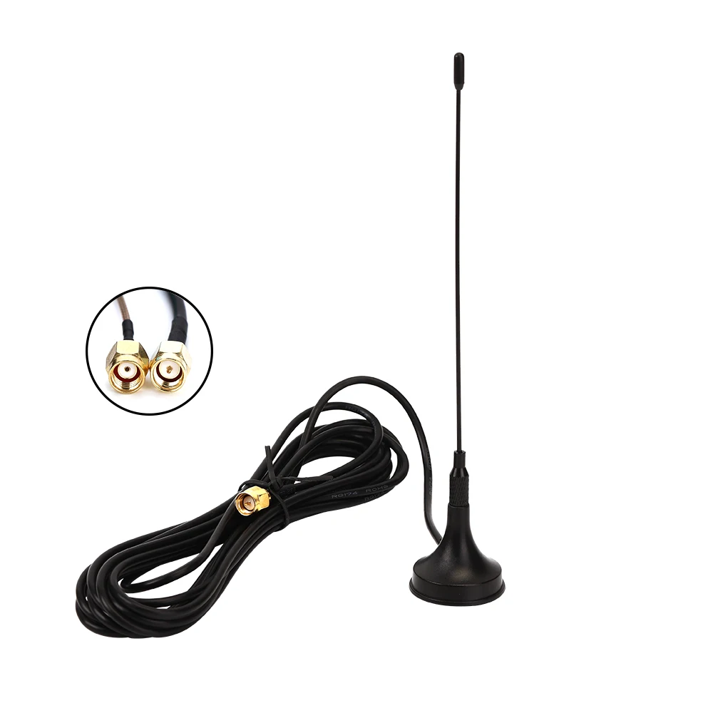 Customized Full Frequency High gain Omni directional Spring Suction cup Communication Antenna With SMA Male Connector