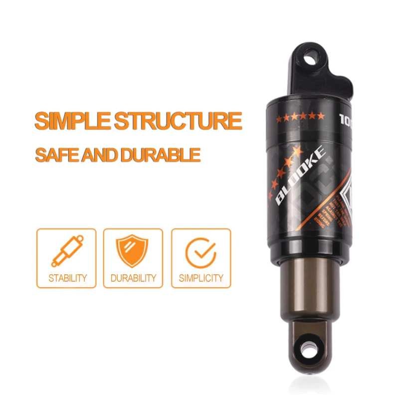 Mountain Bike Rear Shock Absorber Air Double Chamber