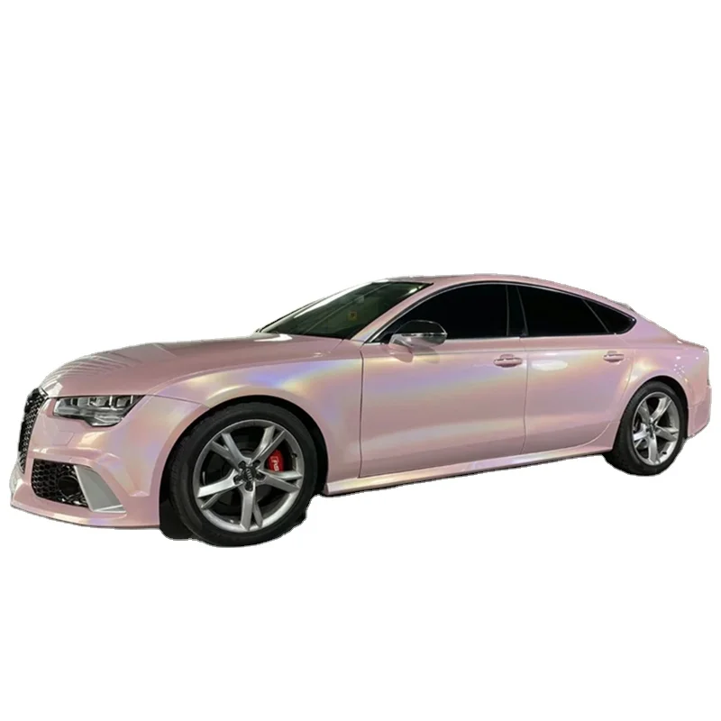 Hot Selling Colorful Laser pink Car Wrap Vinyl Magic Rainbow Laser Vinyl Wrap Rolls for Car