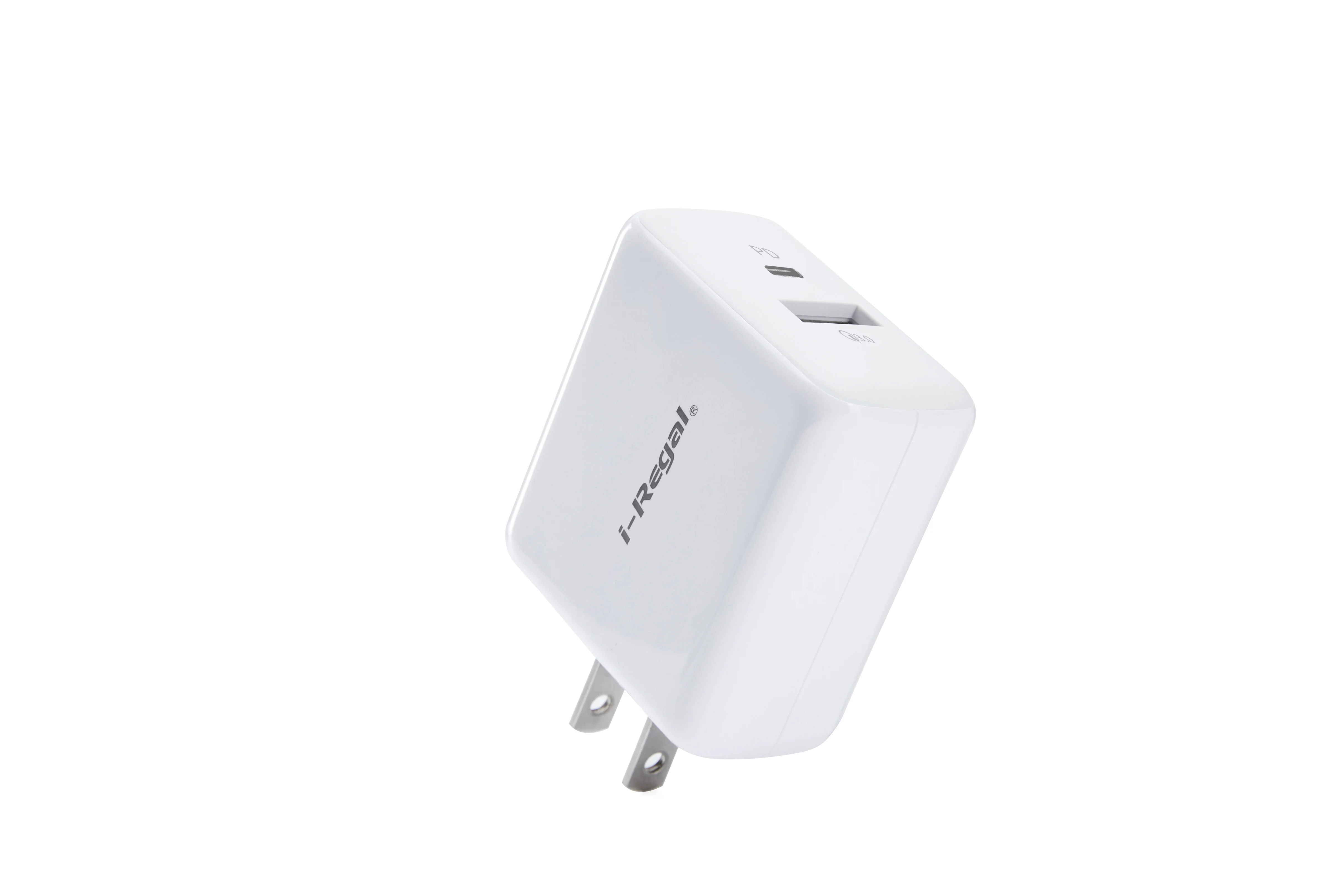 
Factory OEM 42w PD +QC 3.0 USB Quick Wall Charger 2Port Fast Mobile Phone Charger for iphone For Samsung 