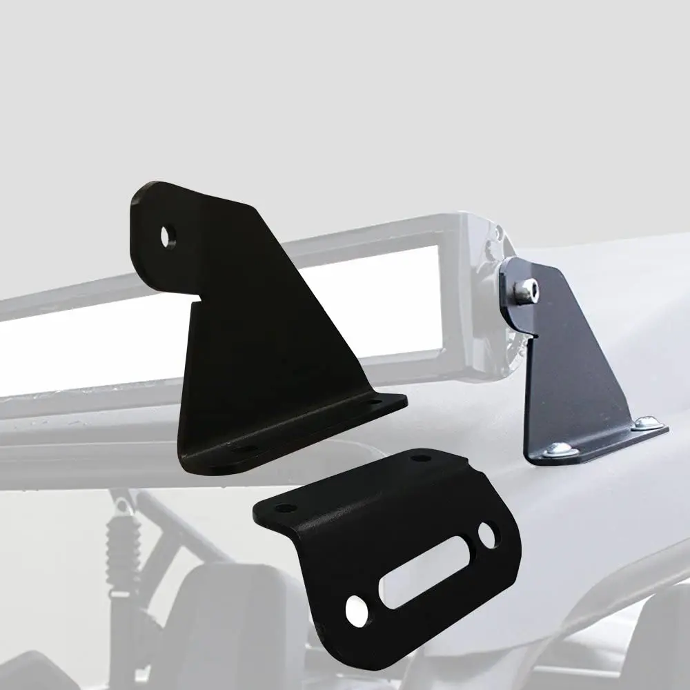 Straight/Curved Light Bar Upper Roof Front Windshield 40 inch LED Light Bar Mounting Bracket For Yamaha YXZ 1000R Models