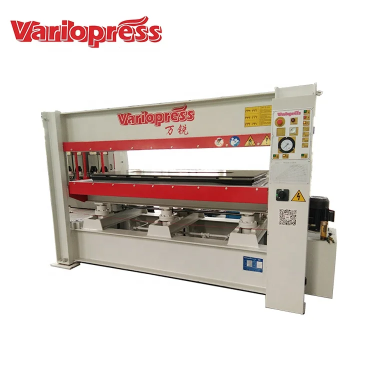 
wood hydraulic door skin hot press machine 