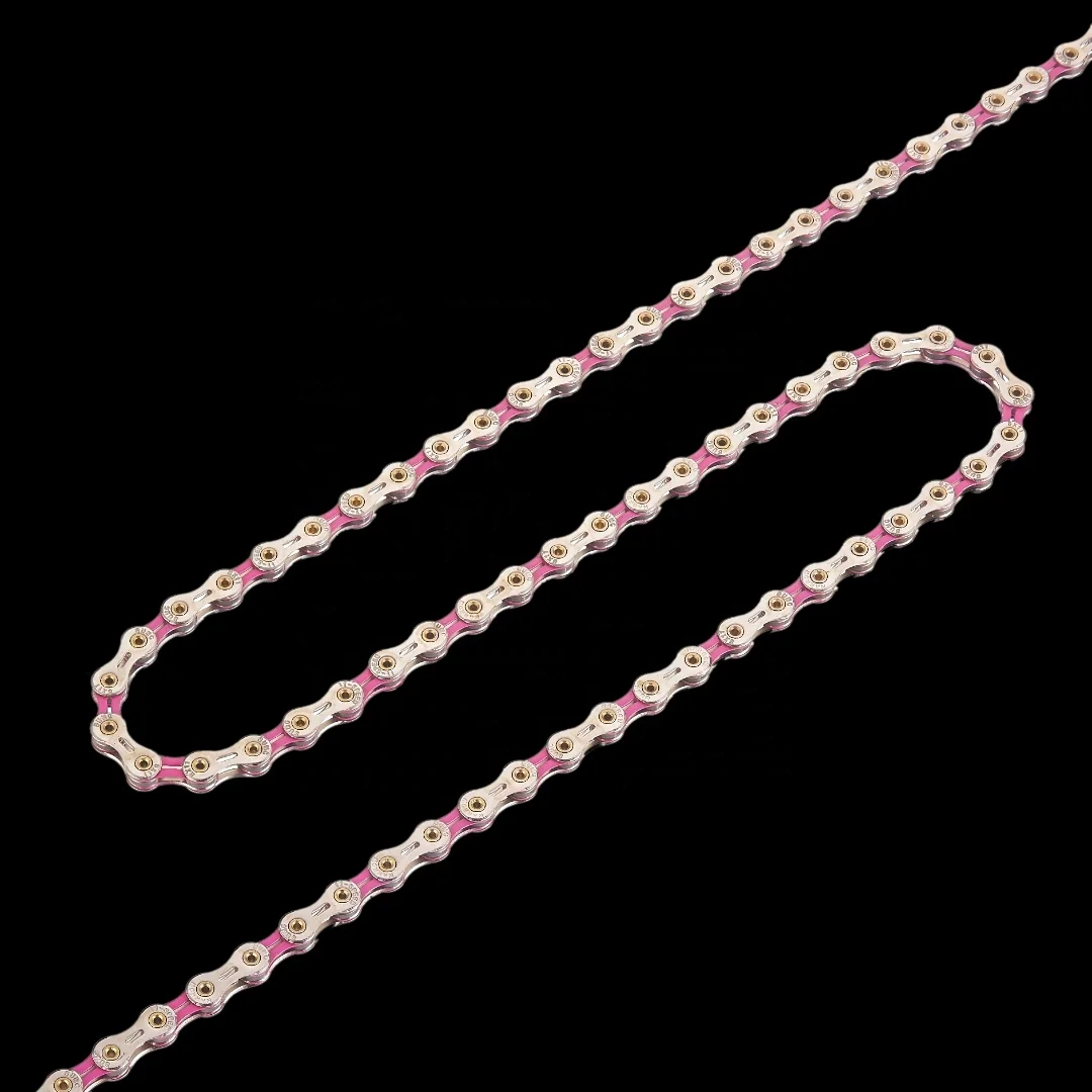 SUMC all hollow 11 speed bicycle chain 1/2x11/128 Link 116 Links colored Bike Chain with quick link