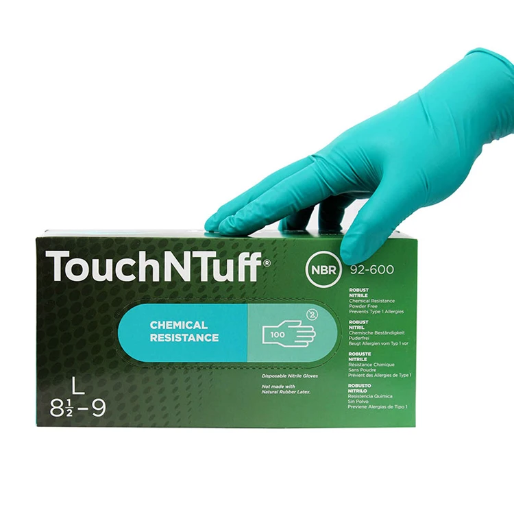 Промышленные Перчатки Ansell 92-600 Touchntuff Edge нитриловые перчатки оборудование для производства микро-сенсорных перчаток