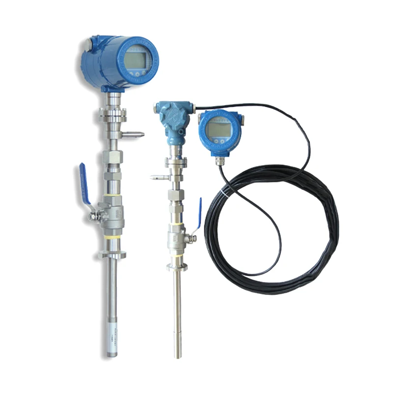 Gas mass flow meter Insert thermal gas Hydrogen mass flow meter