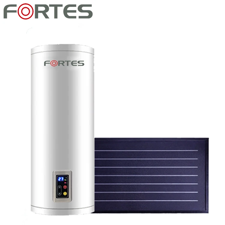 Flat solar panel hot water for roof installation solar panel system water heater