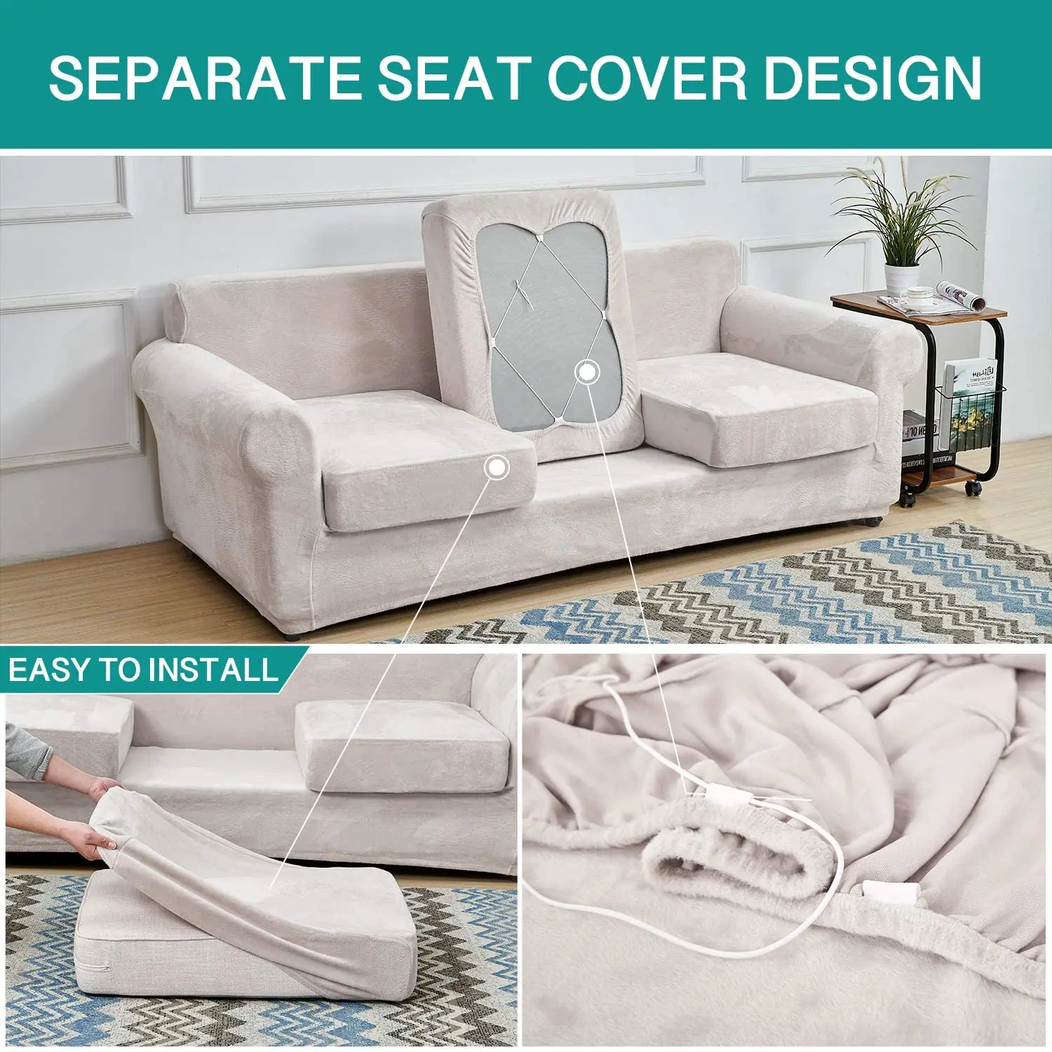 Высококачественный чехол для дивана, эластичный протектор, полиэстеровый чехол для дивана на 3 места, housse de canap, эластичный чехол для дивана