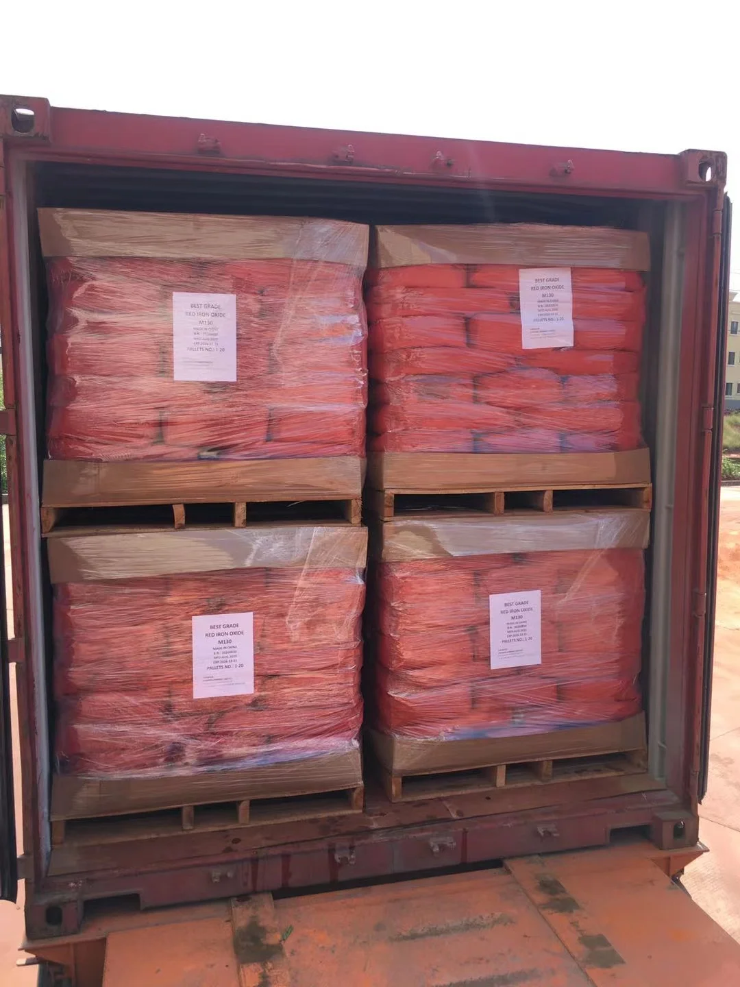 High Quality Fe2o3 Industry Pigment Powder Concrete Brick Car tire Sole Iron Oxide Red Pigment 130