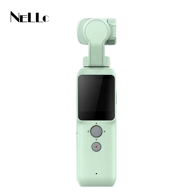 Best selling high quality face detection gimble palm digital wifi pocket camera 4k