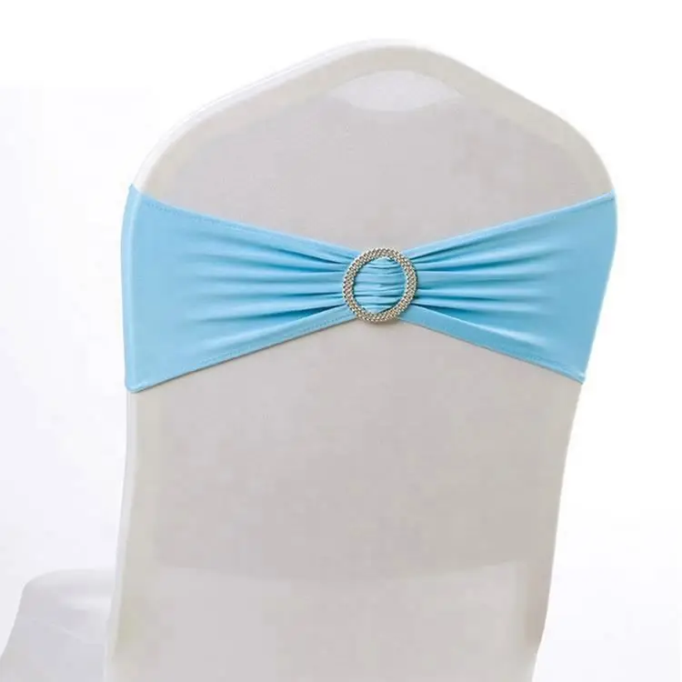 
Fashion Simple Style Cheaper Royal Elastic Bandage Chairs Bands Elastic Banquet Party Home Wedding Chair Sashes 