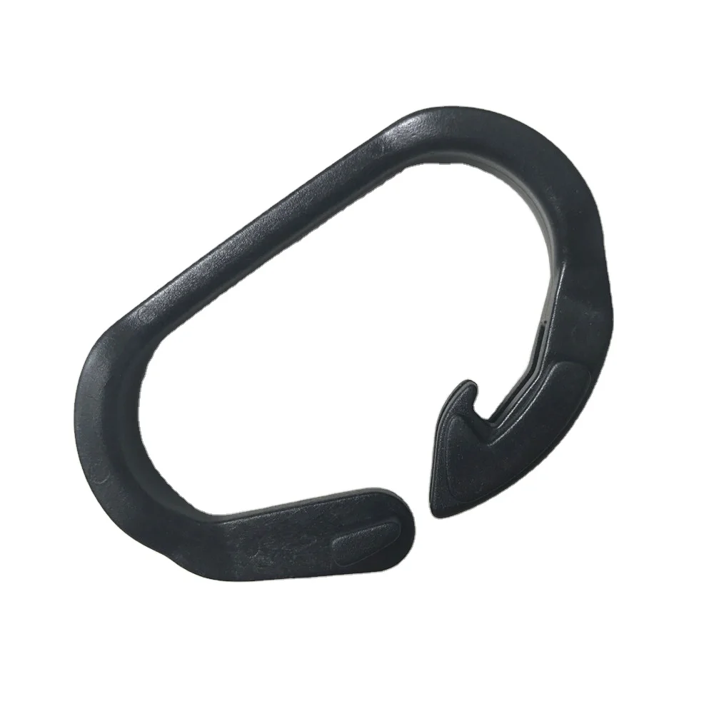 Black Plastic Connector Carabiner Hook Clip For Outdoor Camping Tent Tarp Cherry fruit orchard O hook C hook