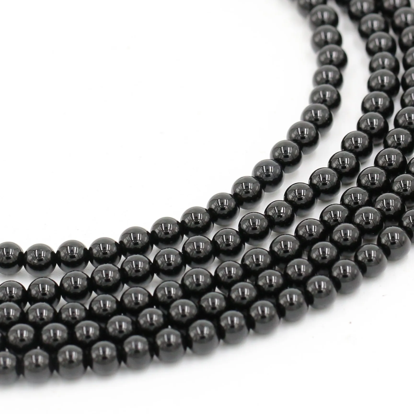 2021 natural onyx stone light black agate stones round beads for jewelry making