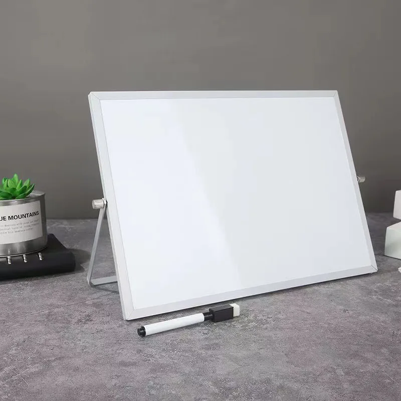 Desktop writing board folding aluminum alloy border school teaching supplies magnetic blackboard wholesale