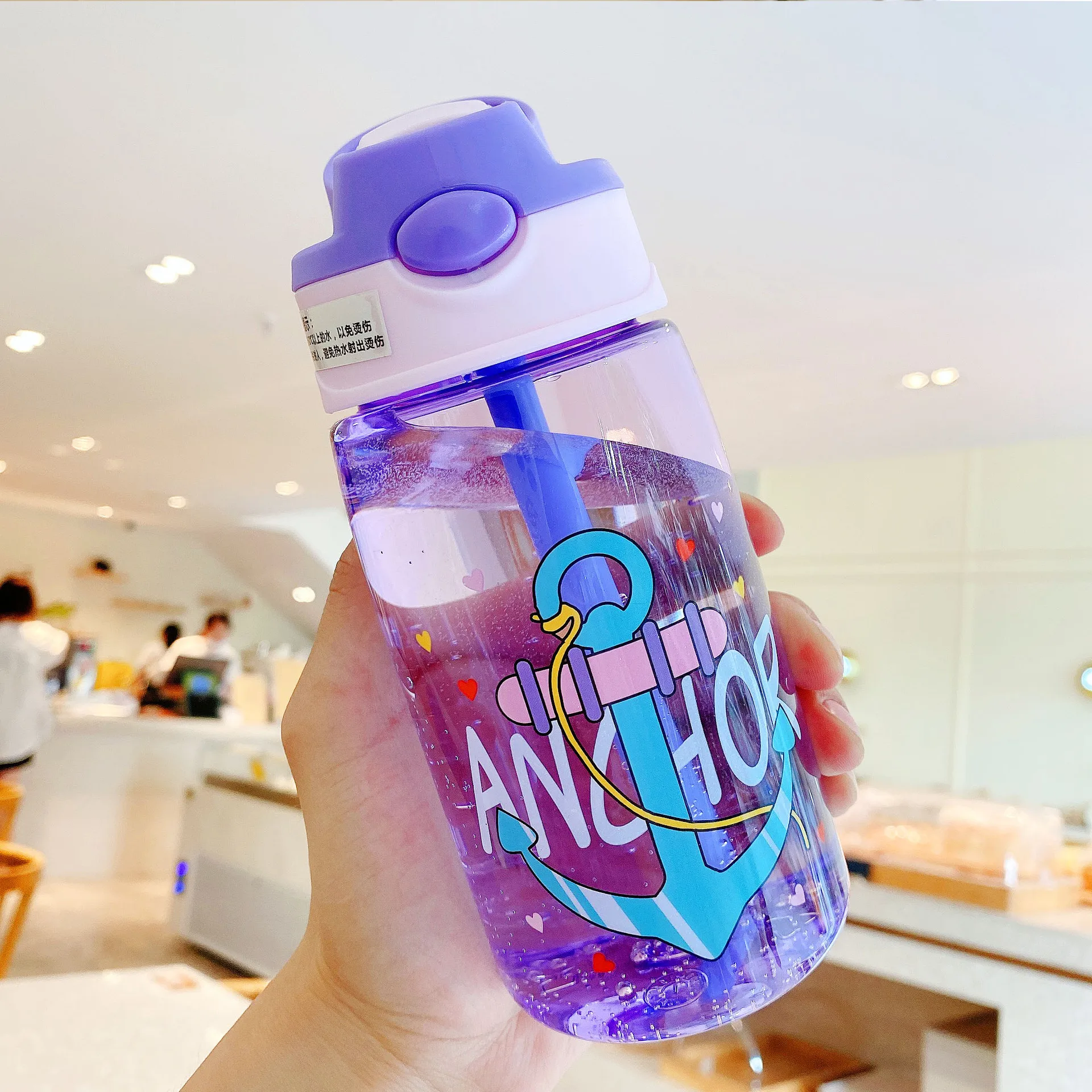 Portable Insulated Promotional BPA Free Personalized Water Bottle With Straw
