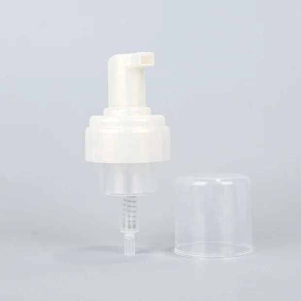 42/410 42mm Plastic Brush Foam Lotion Pump Dispenser White Shampoo Sprayer With 28mm and 24mm Sizes