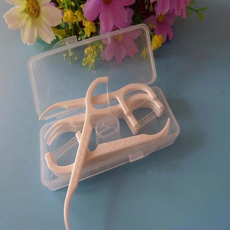 30pcs portable PTFE floss sticks boxed dental floss toothpicks