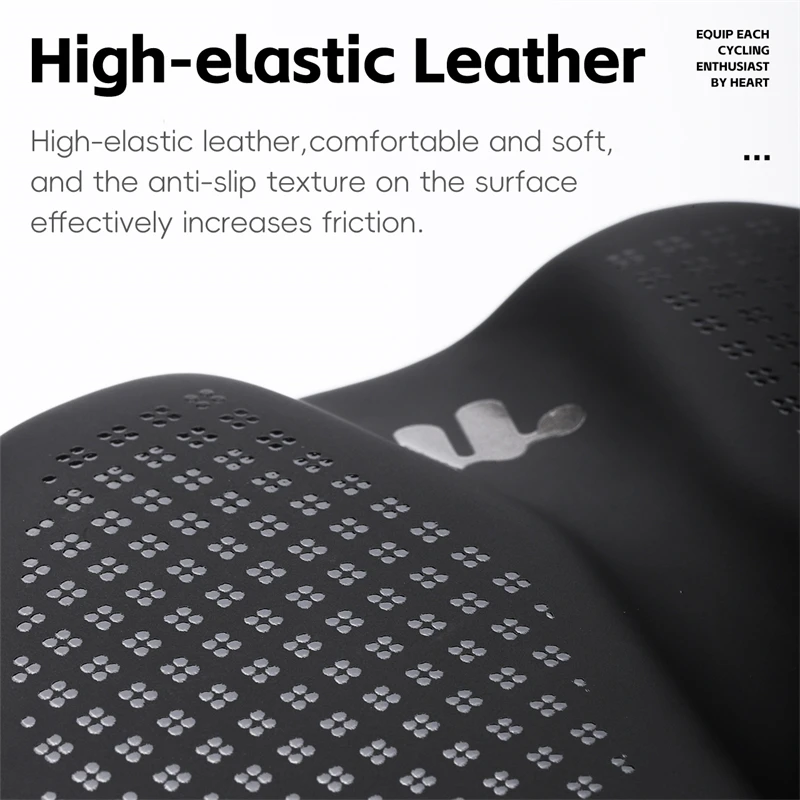 WEST BIKING Sports Comfortable Bicycle Saddle Pu Leather Bike Saddle Hollow Road MTB Bike Saddle Bicycle Accessories