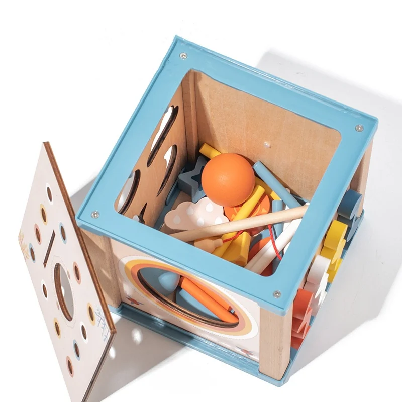 New Design Montessori Early Education Fishing Matching Wooden Toys Multi-Functional Intelligence Box Age 5-7 Years Made PC ABS