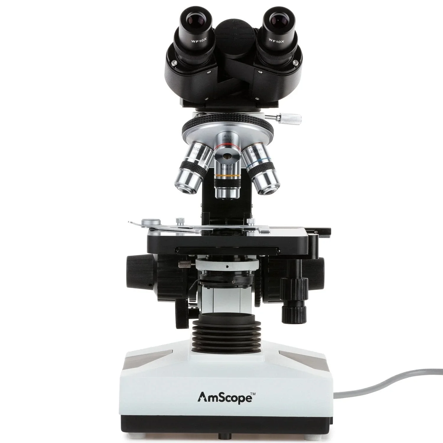AmScope 40X-2000X Binocular Biological Compound Microscope