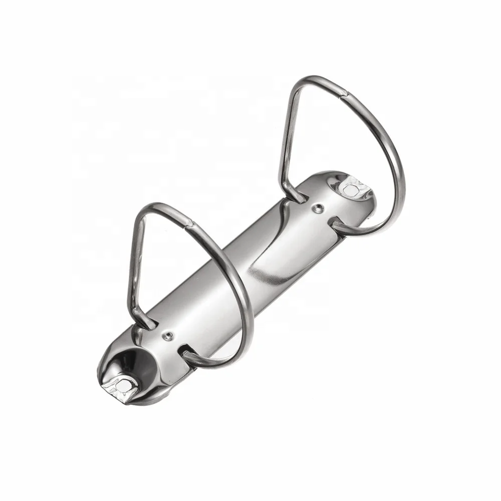 Factory supplies A4 size metal 133mm 2 ring D shape binder clip for folder