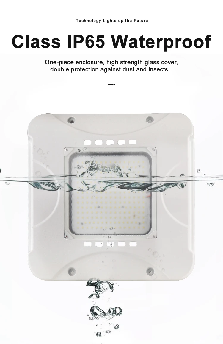 High Quality LED Gas Station Light 240W 300W led Canopy Light for Gas Station ETL DLC Listed