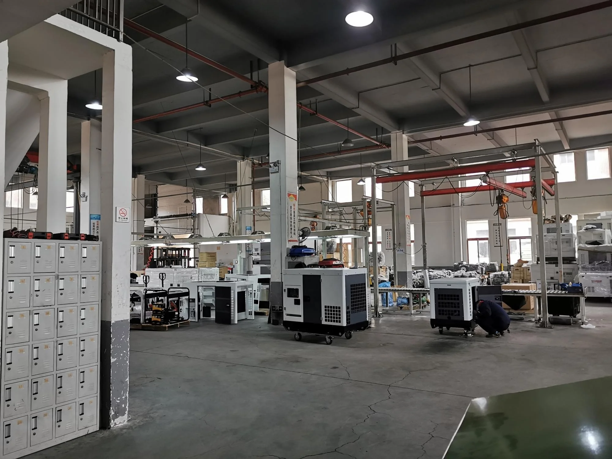  8kw 380V 400V 3-х фазный генератор с ручкой и колеса портативный модель YD10000C