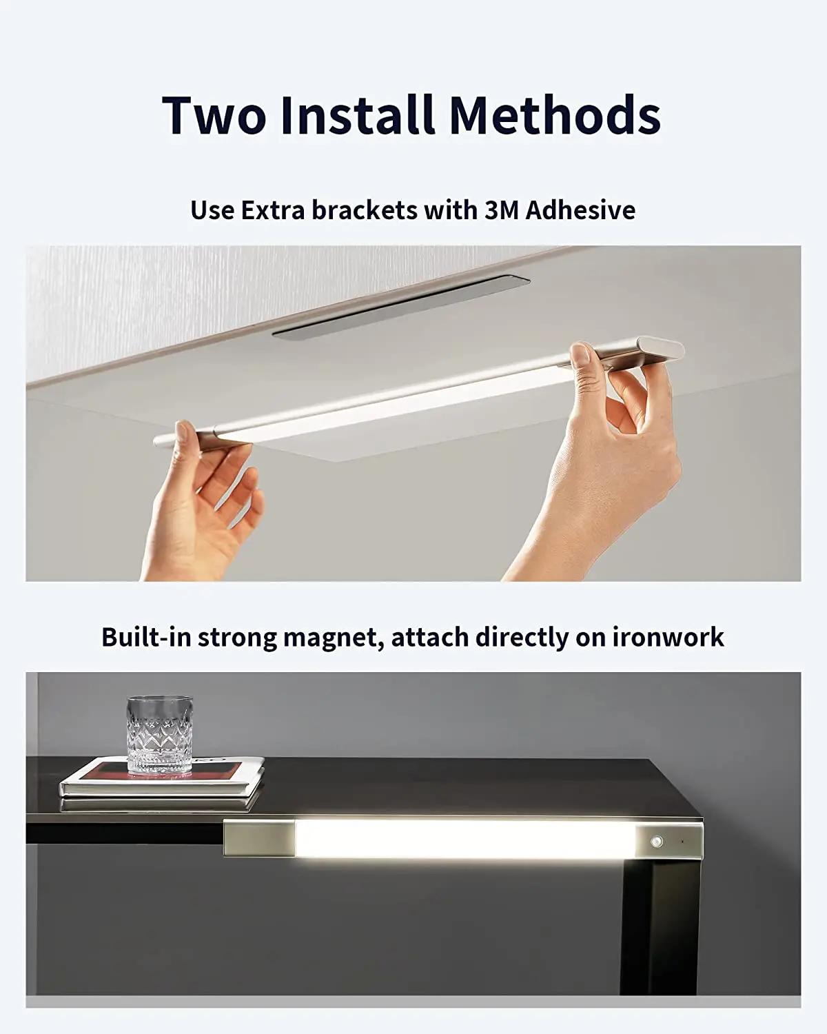 48LED Battery Operated led closet light motion sensor rechargeable Under Cabinet Lighting Night Light for Closet,Cabinet,Kitchen