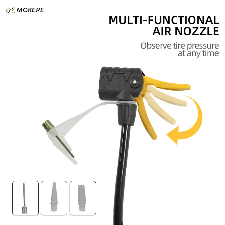 OEM Bike Accessories High Pressure Bicycle Air Pump Portable Cycle Inflator Hand Pump for Bike Tires