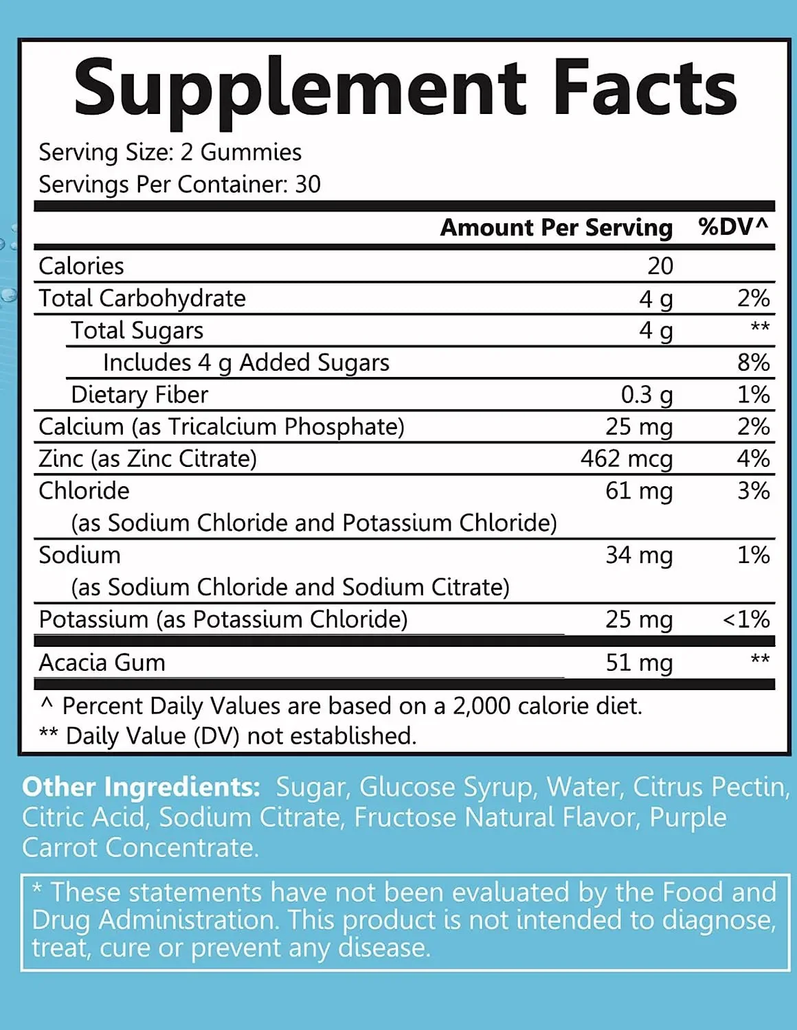 Factory OEM  Hydration Gummies Natural Berry Flavor Electrolyte Health Support Vegan Gluten Free Halal Pectin Gummies